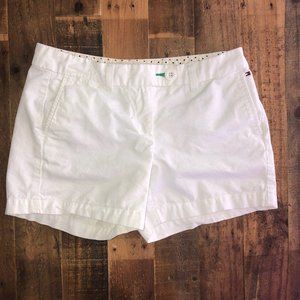 Tommy Hilfiger White Shorts Preppy Sz 2